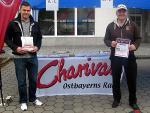 Foto: Schirmherr des Kinderlaufs Alexander Dotzler mit Armin Wolf